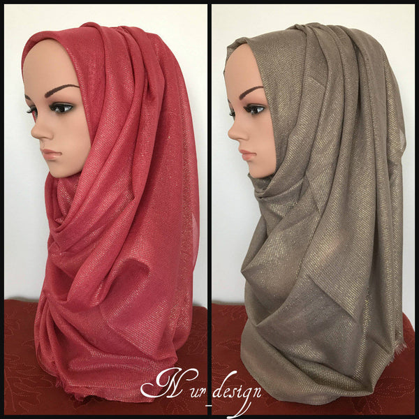 Wedding glitter hijab